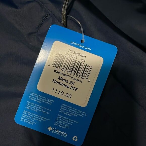 NWT- Columbia - men’s 2X - Picture 8 of 9